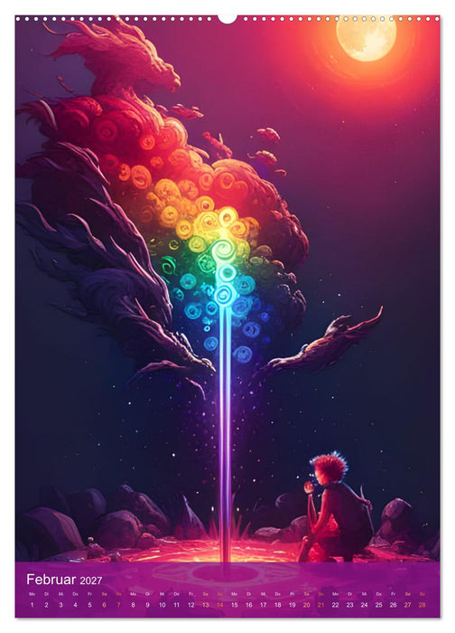 Alle Farben des Regenbogens (CALVENDO Wandkalender 2027)