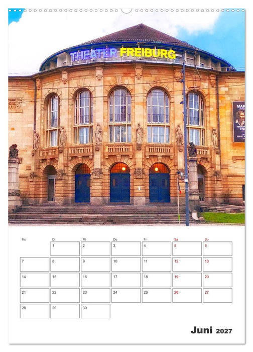 Freiburg - Reiseplaner (CALVENDO Premium Wandkalender 2027)