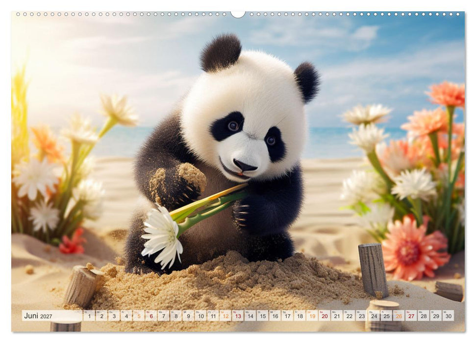 Die Abenteuer des kleinen Panda (CALVENDO Wandkalender 2027)