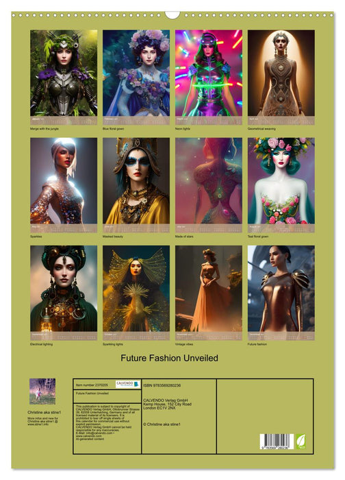 Future Fashion Unveiled (CALVENDO Monthly Calendar 2027)