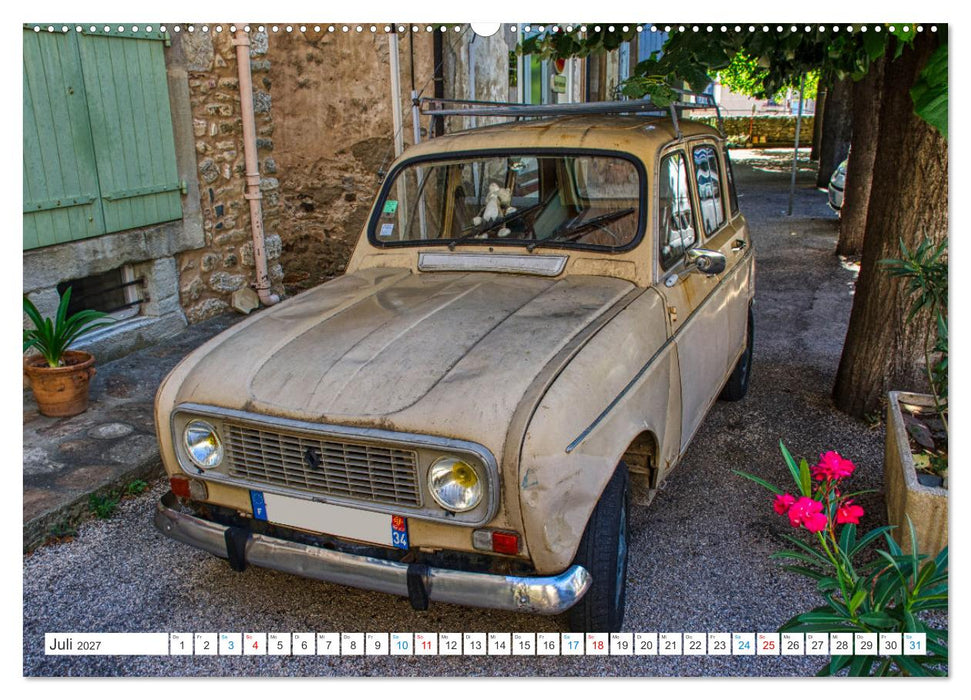 Renault 4 - Kultfahrzeug und Wegbegleiter (CALVENDO Premium Wandkalender 2027)