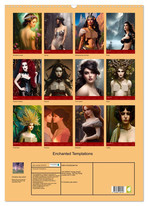 Enchanted Temptations (CALVENDO Monthly Calendar 2027)