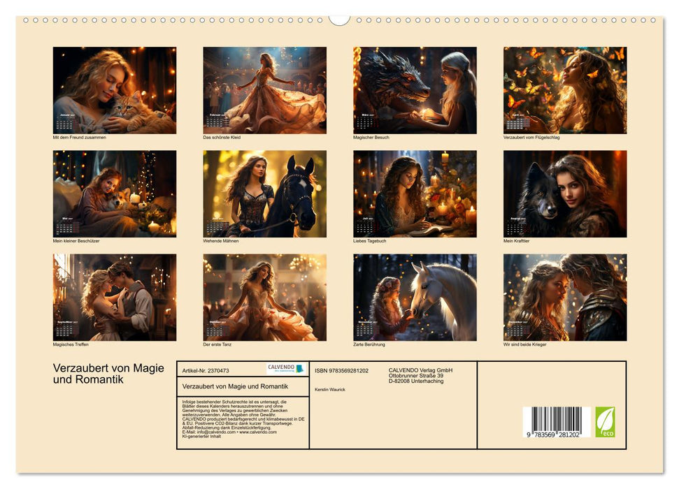 Verzaubert von Magie und Romantik (CALVENDO Premium Wandkalender 2027)