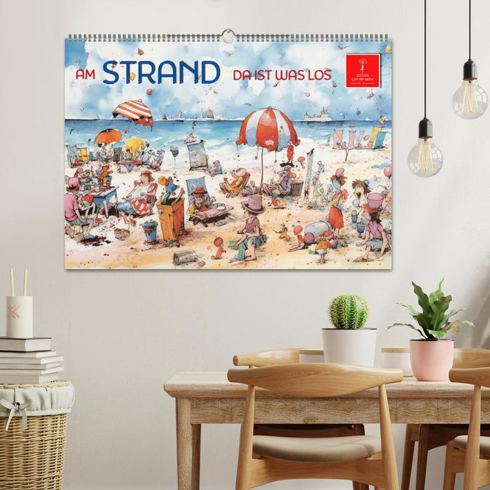 Am Strand da ist was los (CALVENDO Wandkalender 2027)