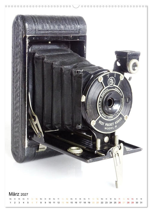 Balgenkameras - Analoge Fotoapparate mit Charme (CALVENDO Wandkalender 2027)