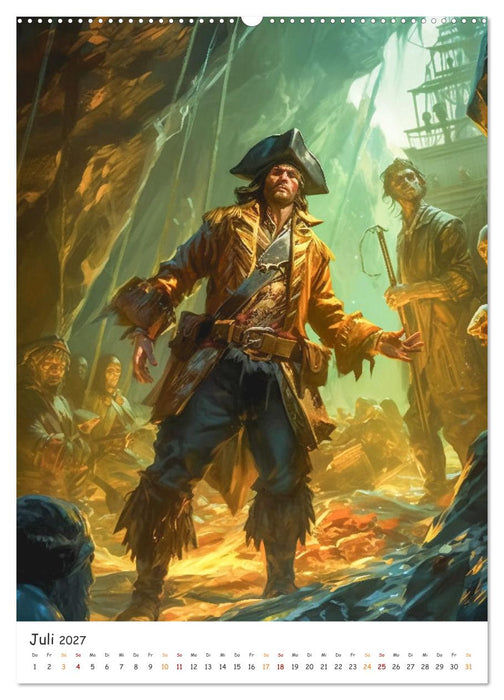 Piraten Legende (CALVENDO Premium Wandkalender 2027)
