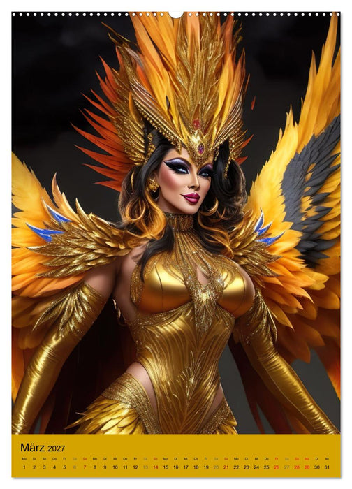 Drag Queens im Rampenlicht (CALVENDO Premium Wandkalender 2027)