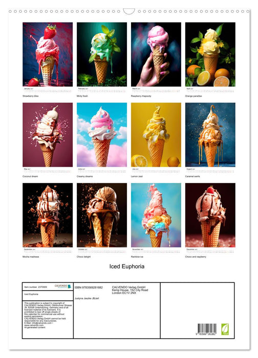 Iced Euphoria (CALVENDO Monthly Calendar 2027)