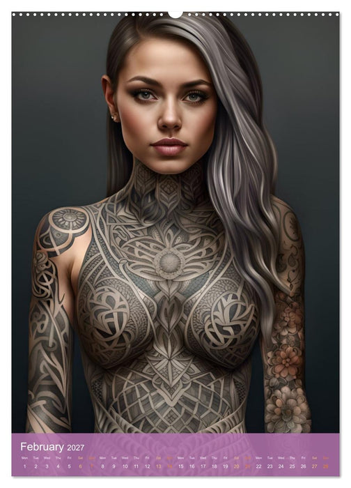 Inked Visions (CALVENDO Monthly Calendar 2027)