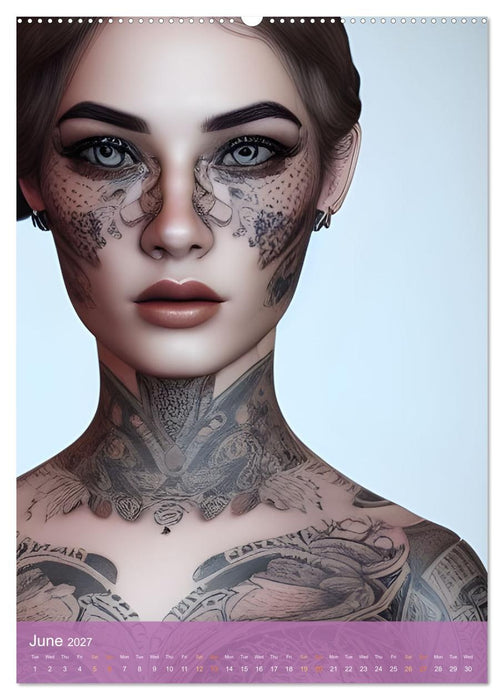 Inked Visions (CALVENDO Monthly Calendar 2027)