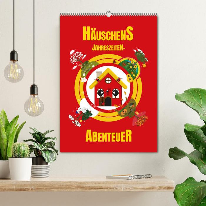 Häuschens Jahreszeiten-Abenteuer (CALVENDO Wandkalender 2027)
