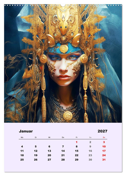 Magische Reise zu mystischen Wesen. Keltische Fantasie-Gestalten (CALVENDO Wandkalender 2027)