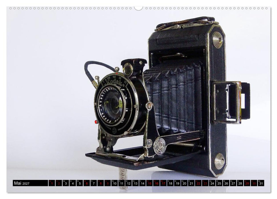 Alte Fotoapparate - Kameras von Kodak der Jahre 1905 bis 1977 (CALVENDO Premium Wandkalender 2027)
