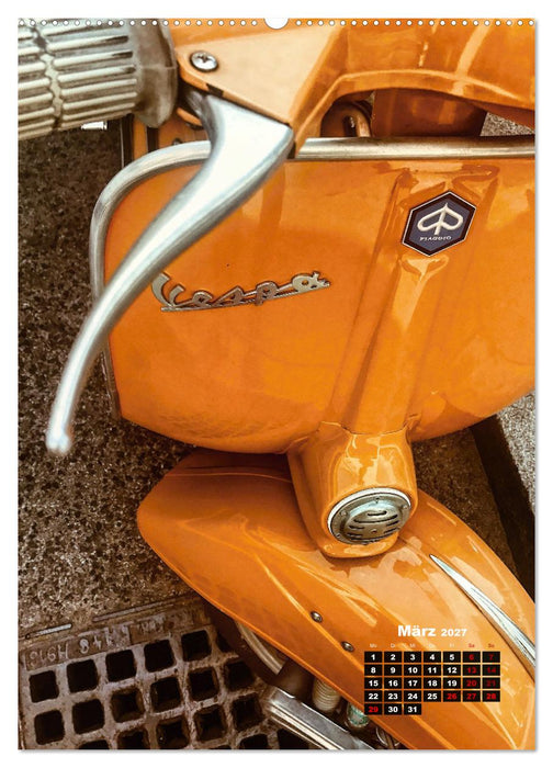 Die Liebe zur Vespa (CALVENDO Premium Wandkalender 2027)