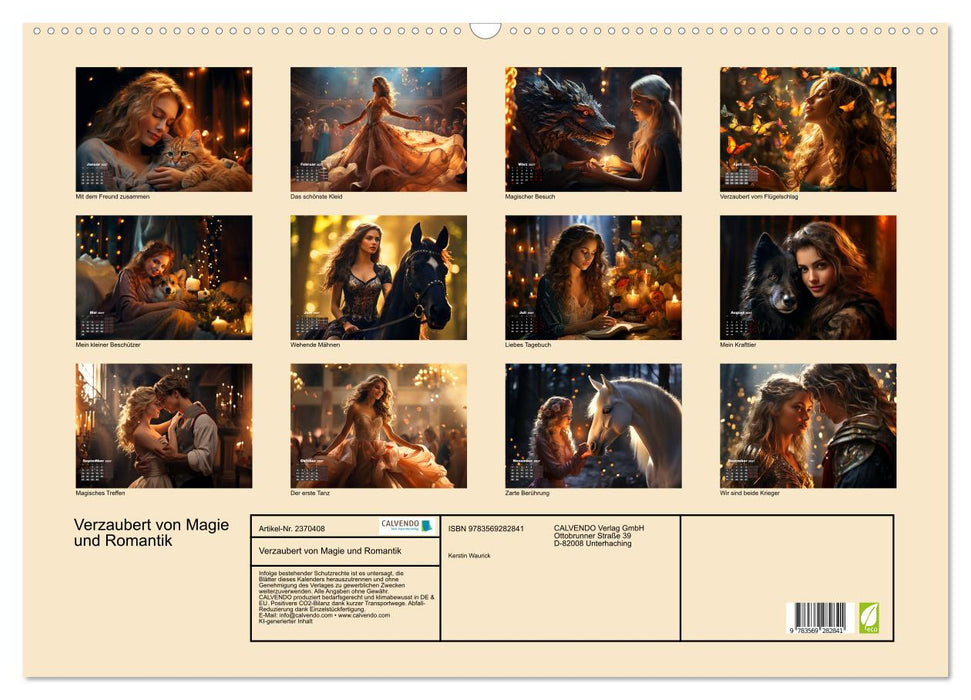 Verzaubert von Magie und Romantik (CALVENDO Wandkalender 2027)