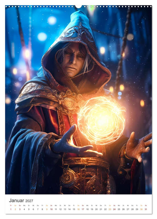 Der Kampf der Magier (CALVENDO Wandkalender 2027)