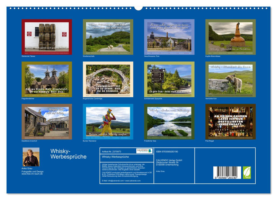 Whisky-Werbesprüche (CALVENDO Premium Wandkalender 2027)