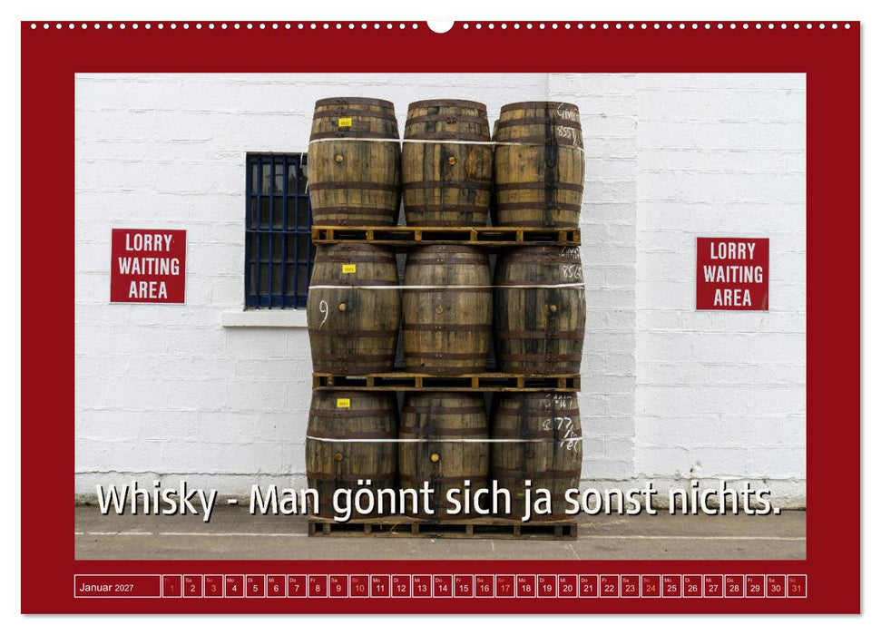 Whisky-Werbesprüche (CALVENDO Premium Wandkalender 2027)