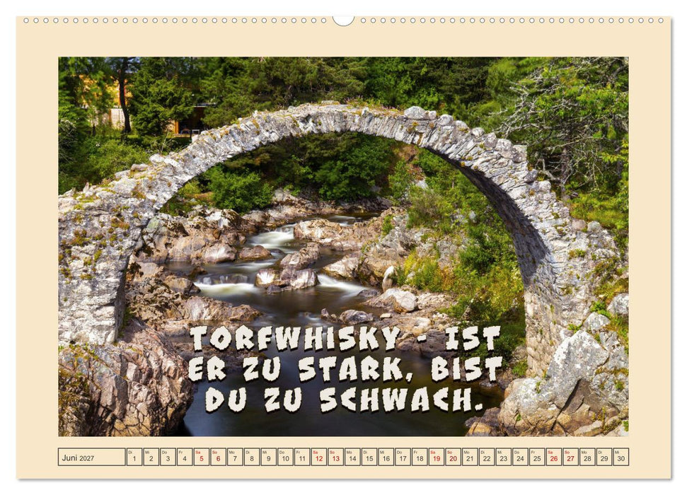 Whisky-Werbesprüche (CALVENDO Premium Wandkalender 2027)