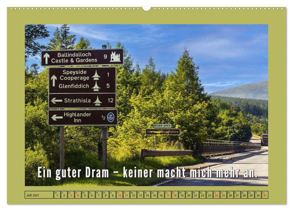 Whisky-Werbesprüche (CALVENDO Premium Wandkalender 2027)