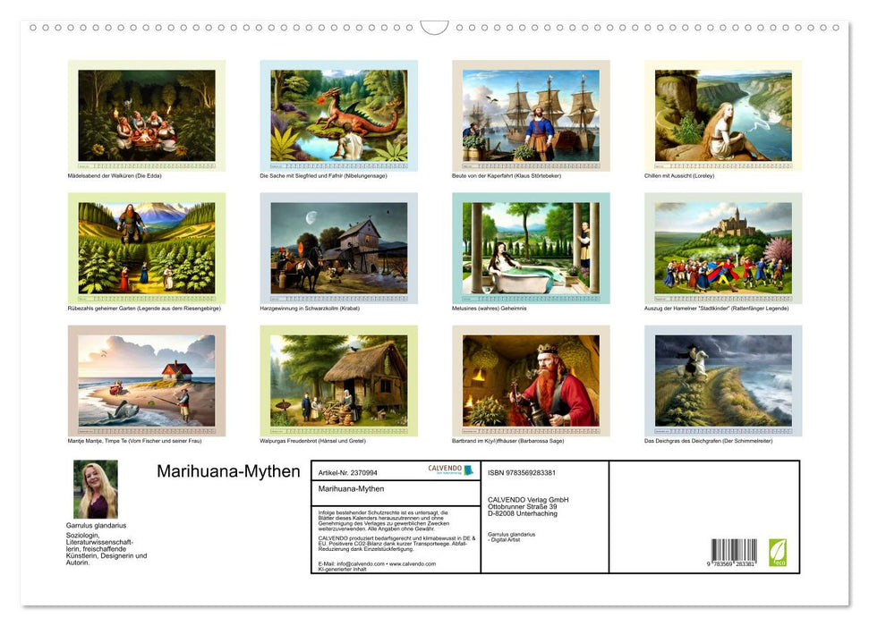 Marihuana-Mythen (CALVENDO Wandkalender 2027)