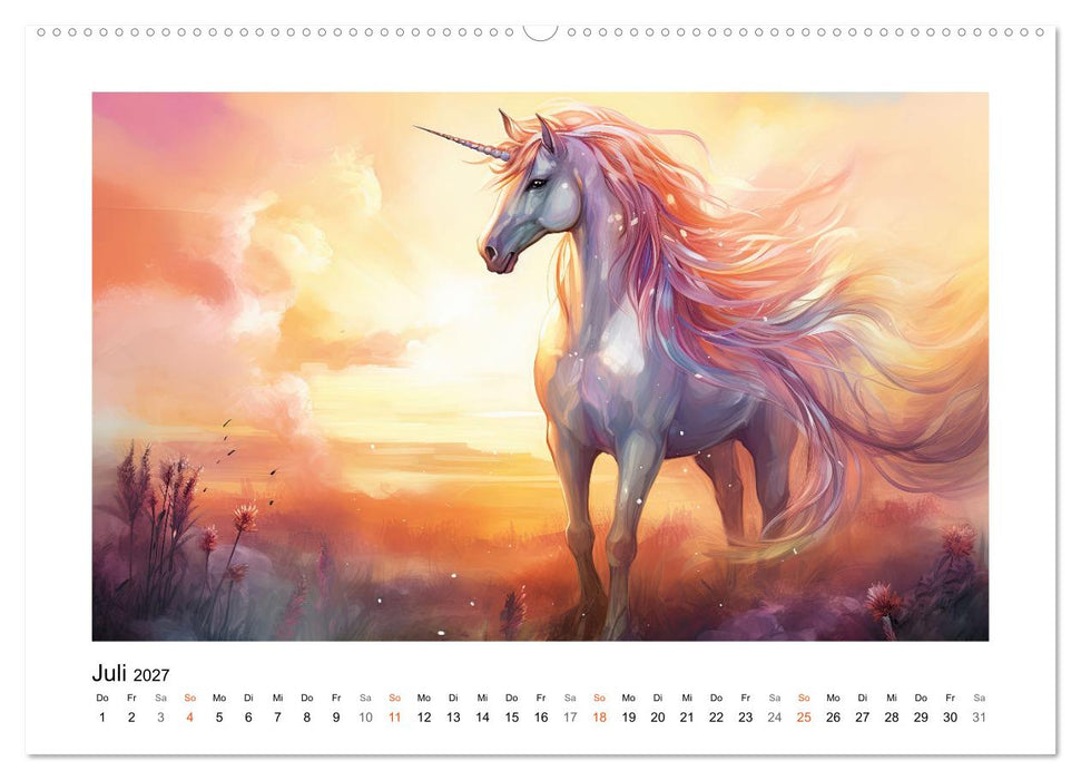 Geliebte Einhörner (CALVENDO Premium Wandkalender 2027)