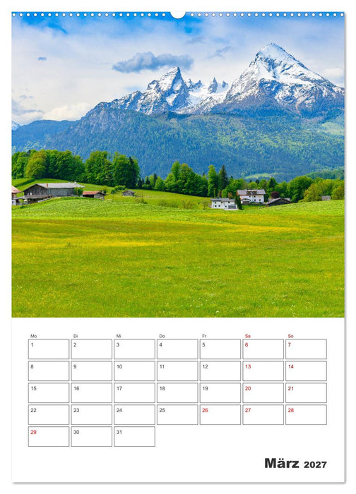 Urlaub in Oberbayern - zwischen Watzmann und Chiemsee (CALVENDO Wandkalender 2027)