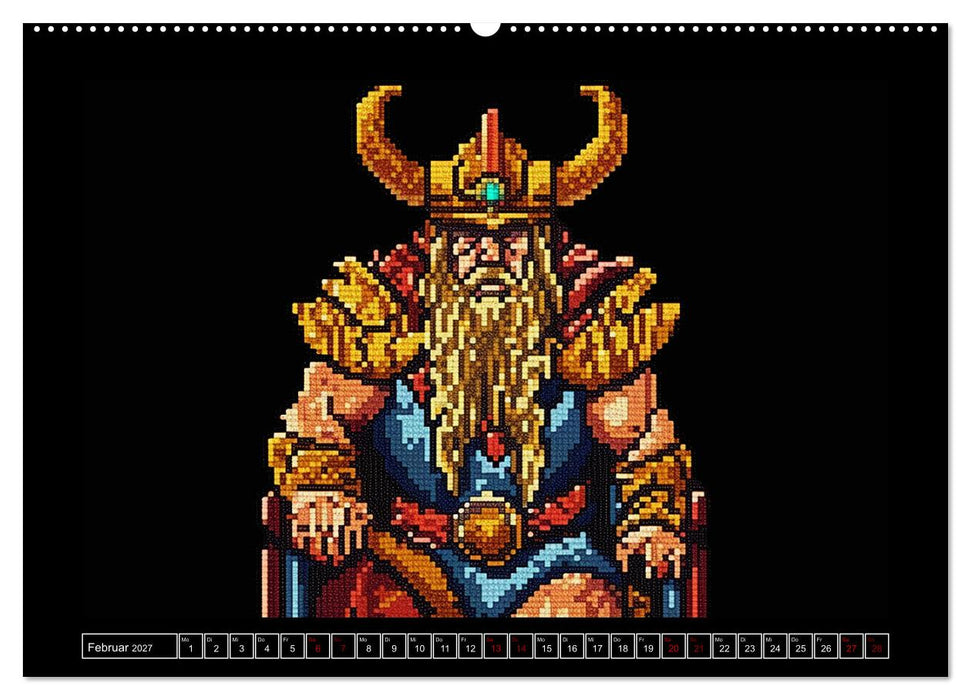 Pixel für Pixel bis Game over (CALVENDO Wandkalender 2027)