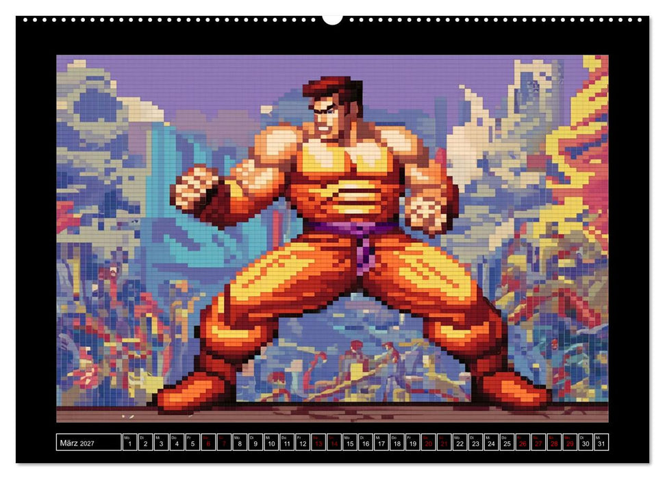 Pixel für Pixel bis Game over (CALVENDO Wandkalender 2027)