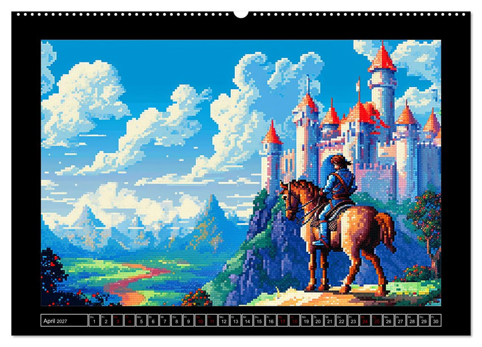 Pixel für Pixel bis Game over (CALVENDO Wandkalender 2027)
