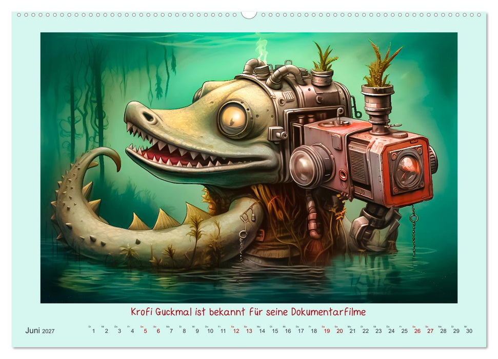 Die freundlichen Tiesee Cyborgs (CALVENDO Wandkalender 2027)