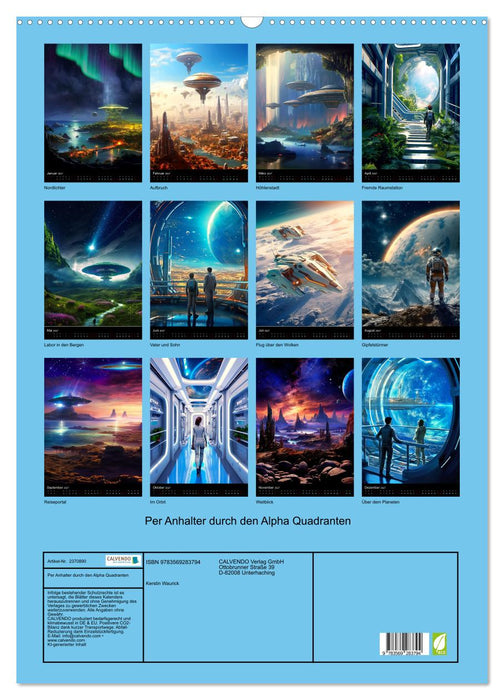 Per Anhalter durch den Alpha Quadranten (CALVENDO Wandkalender 2027)