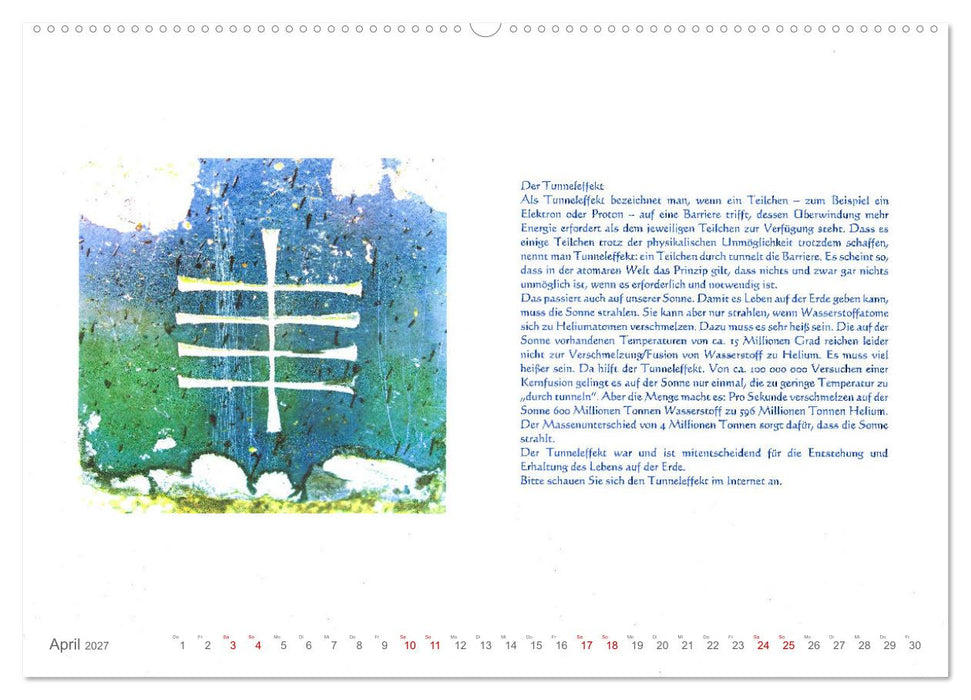 Wundervolle Wirklichkeit - Nachdenk-Kalender (CALVENDO Premium Wandkalender 2027)