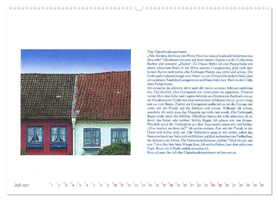 Wundervolle Wirklichkeit - Nachdenk-Kalender (CALVENDO Premium Wandkalender 2027)