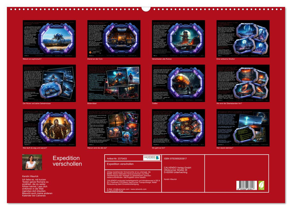 Expedition verschollen (CALVENDO Wandkalender 2027)