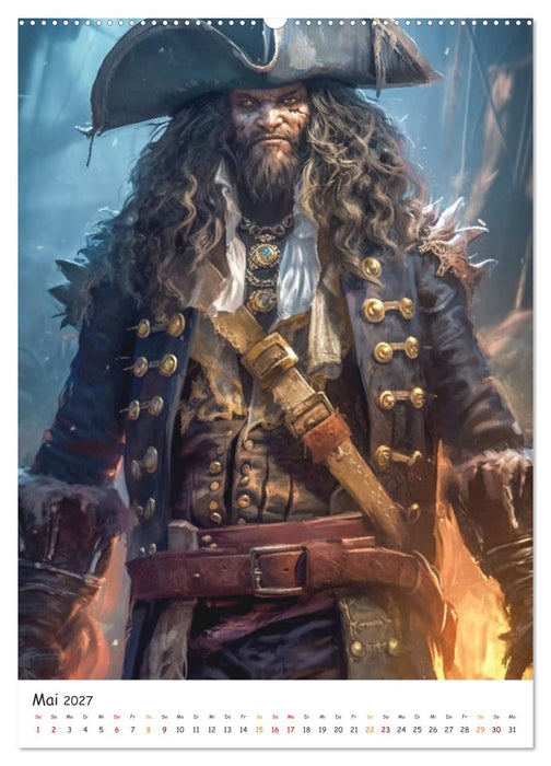 Piraten Legende (CALVENDO Wandkalender 2027)