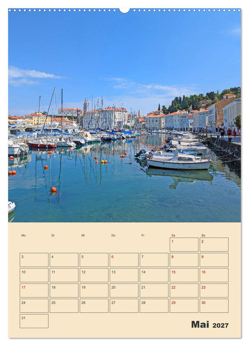 Piran, Sloweniens Perle am Mittelmeer (CALVENDO Wandkalender 2027)