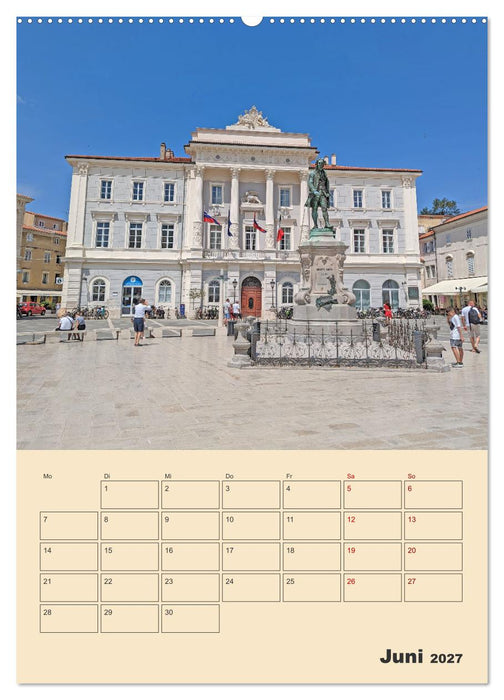 Piran, Sloweniens Perle am Mittelmeer (CALVENDO Wandkalender 2027)
