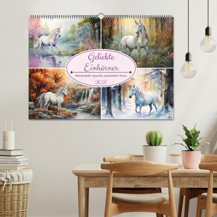 Geliebte Einhörner (CALVENDO Wandkalender 2027)