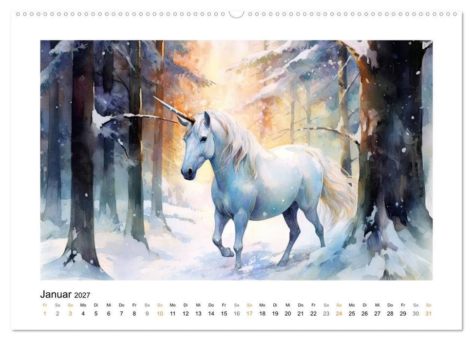 Geliebte Einhörner (CALVENDO Wandkalender 2027)