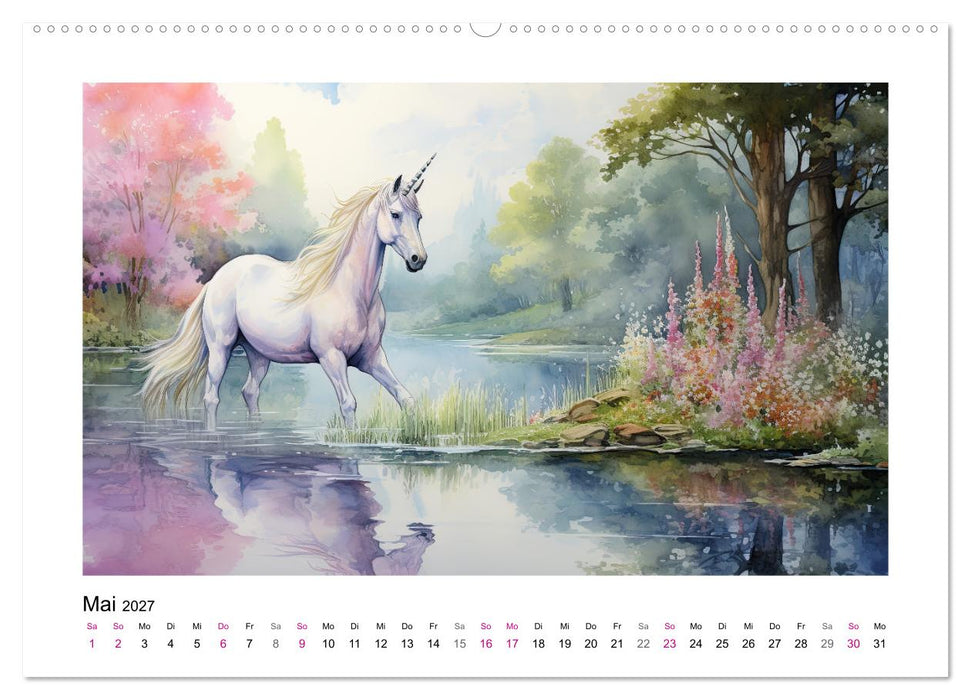 Geliebte Einhörner (CALVENDO Wandkalender 2027)