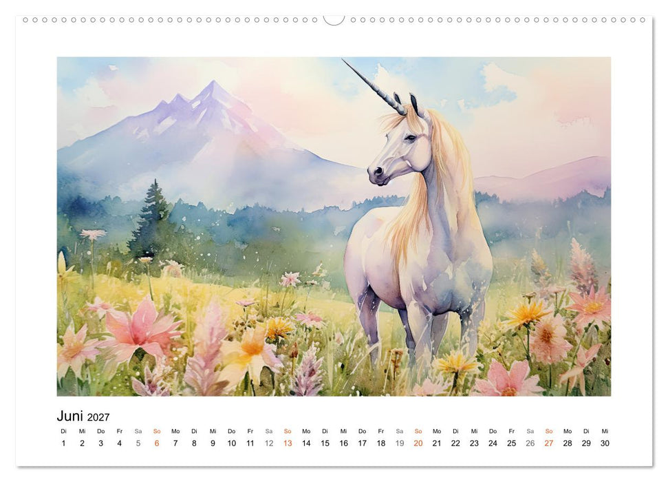 Geliebte Einhörner (CALVENDO Wandkalender 2027)