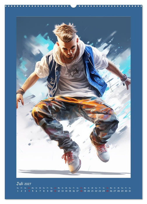 Urban Dancer. Streetstyle-Szene-Illustrationen (CALVENDO Premium Wandkalender 2027)