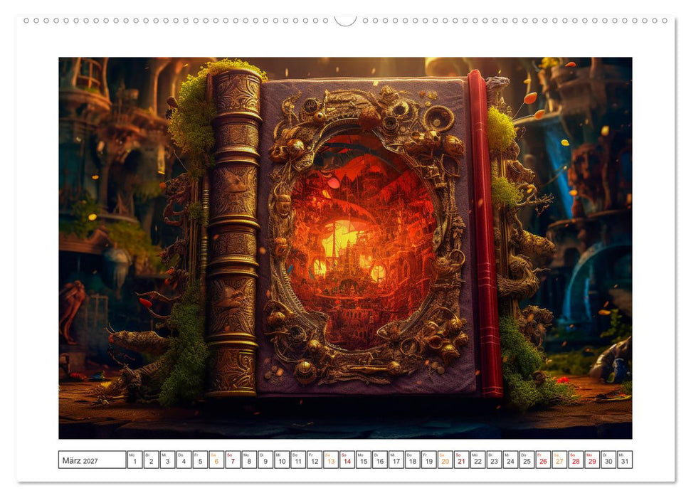 Zauberbuch - Terra Magica (CALVENDO Premium Wandkalender 2027)