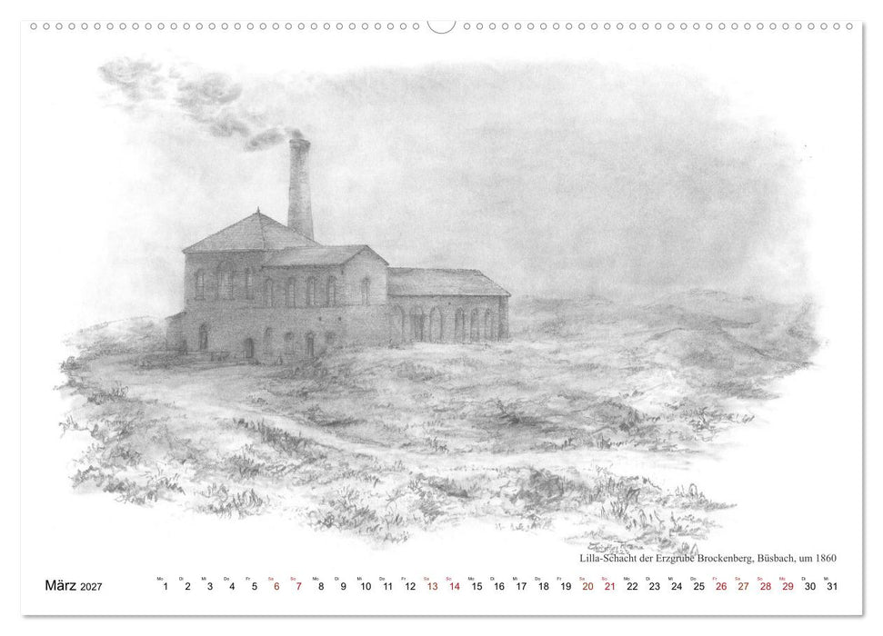 ZeitZeichnen - Reise in Stolbergs Vergangenheit (CALVENDO Premium Wandkalender 2027)