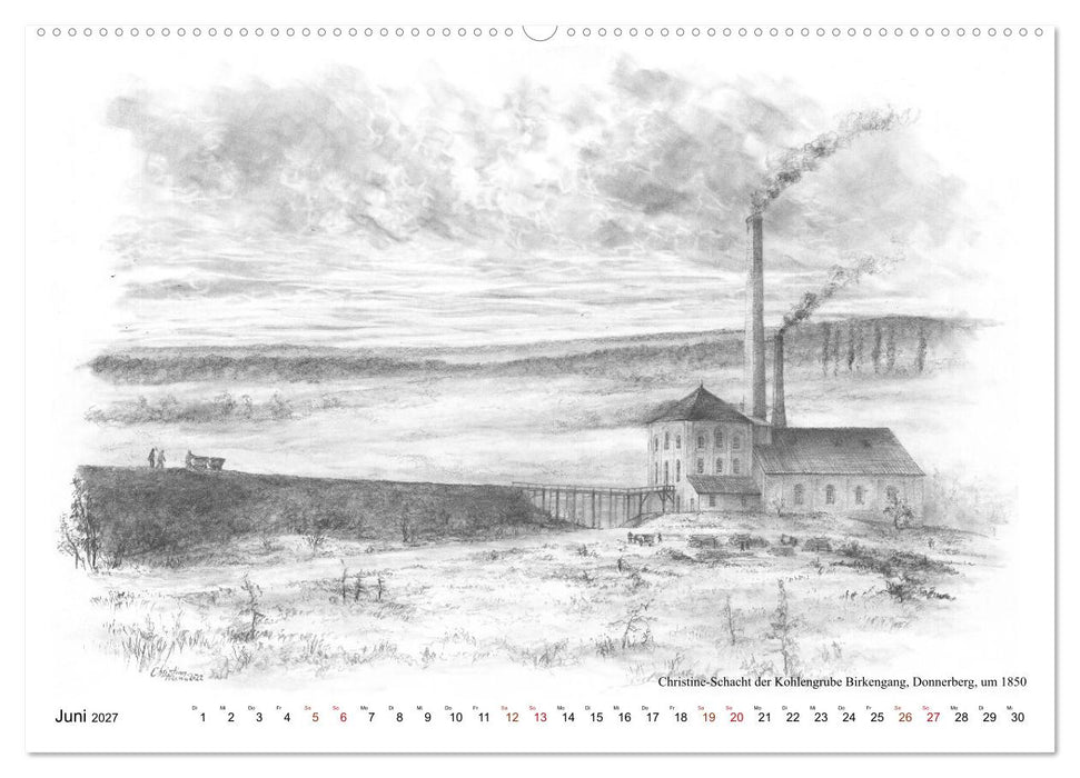ZeitZeichnen - Reise in Stolbergs Vergangenheit (CALVENDO Premium Wandkalender 2027)