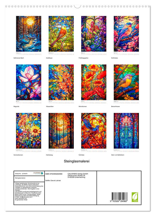 Steinglasmalerei (CALVENDO Premium Wandkalender 2027)