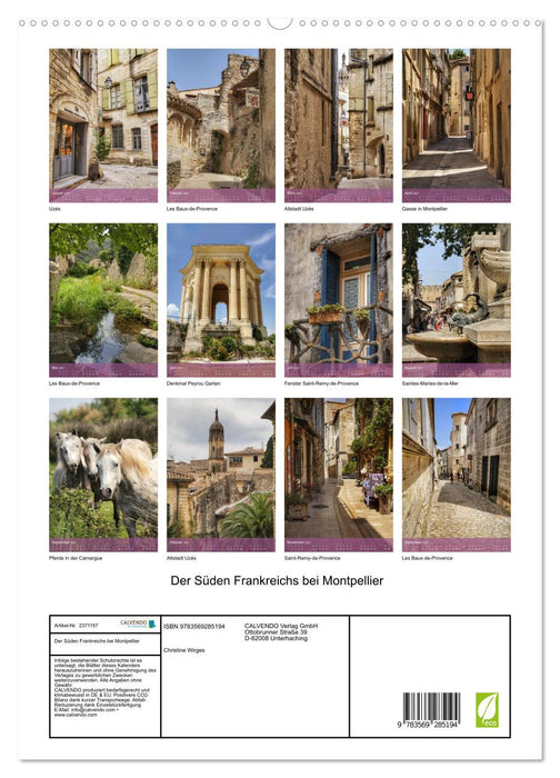 Der Süden Frankreichs bei Montpellier (CALVENDO Premium Wandkalender 2027)