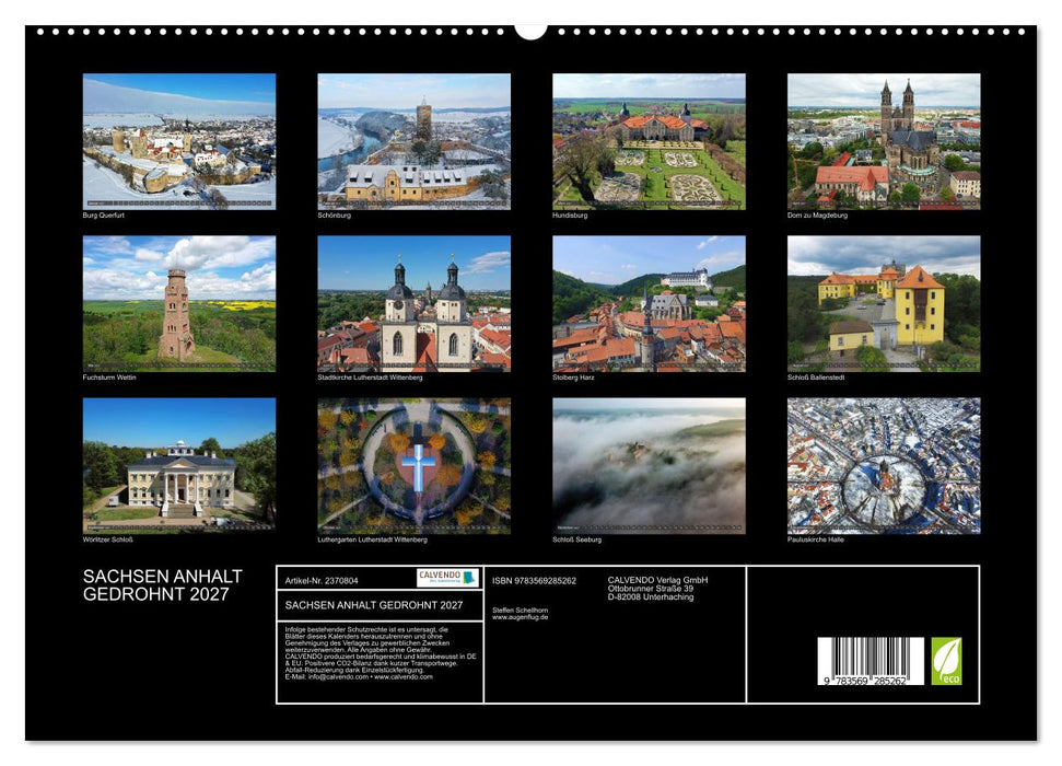 SACHSEN ANHALT GEDROHNT 2027 (CALVENDO Premium Wandkalender 2027)