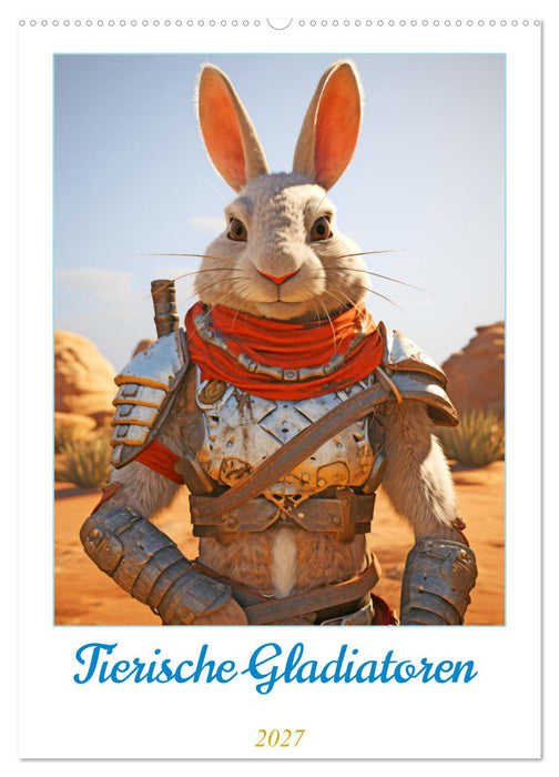 Tierische Gladiatoren (CALVENDO Wandkalender 2027)